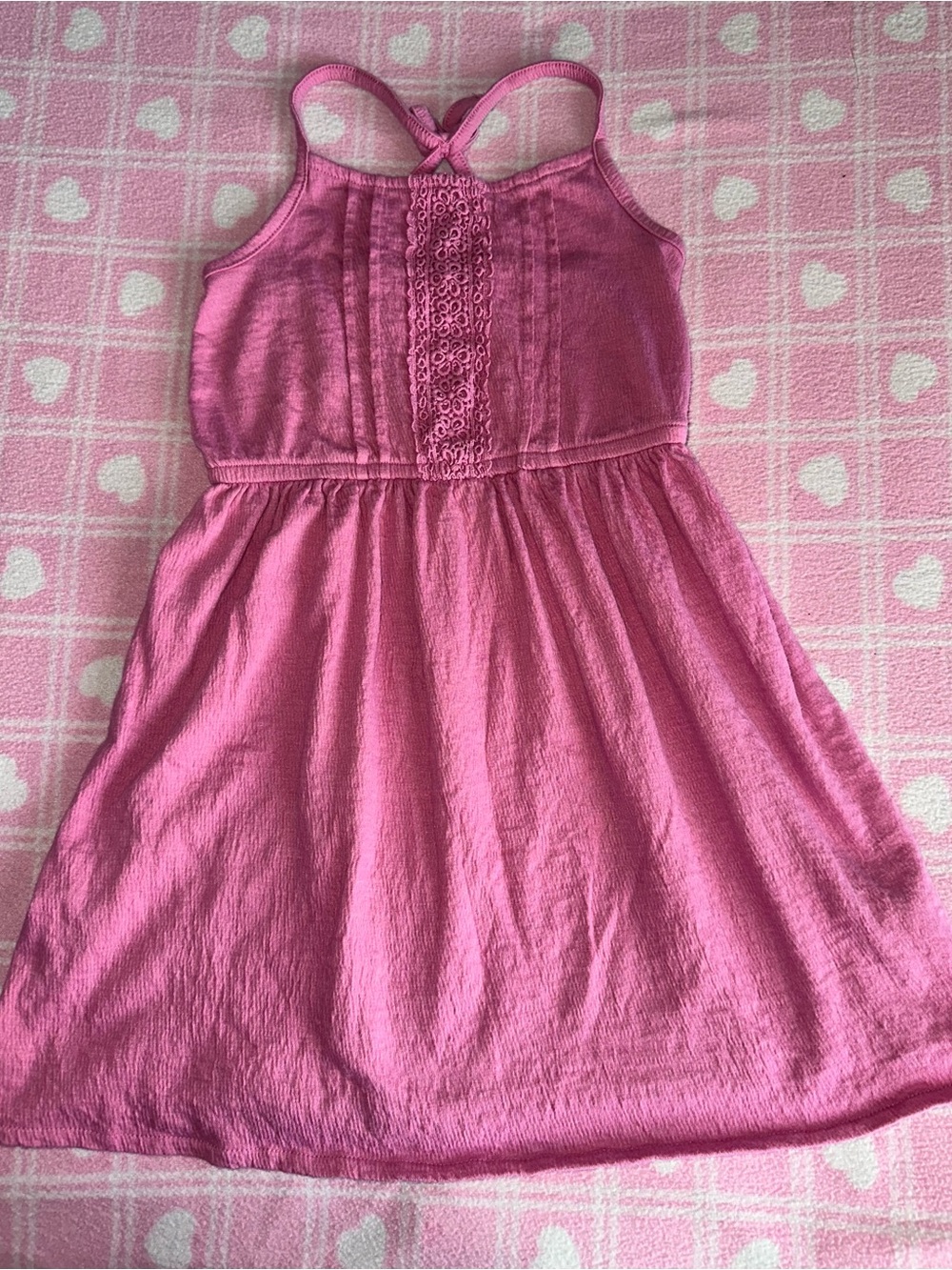 OshKosh B'gosh Pink Halter-Style Casual Dress